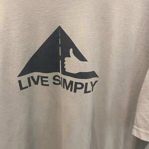 Patagonia Organic Cotton T-Shirt in Light Gray